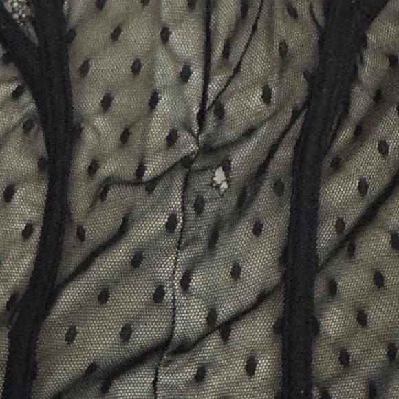 Bebe Black and Cream Lace Dress - Picture 5 of 6